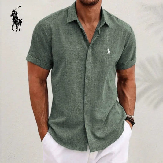 Men's Elegant Linen Cotton Shirt