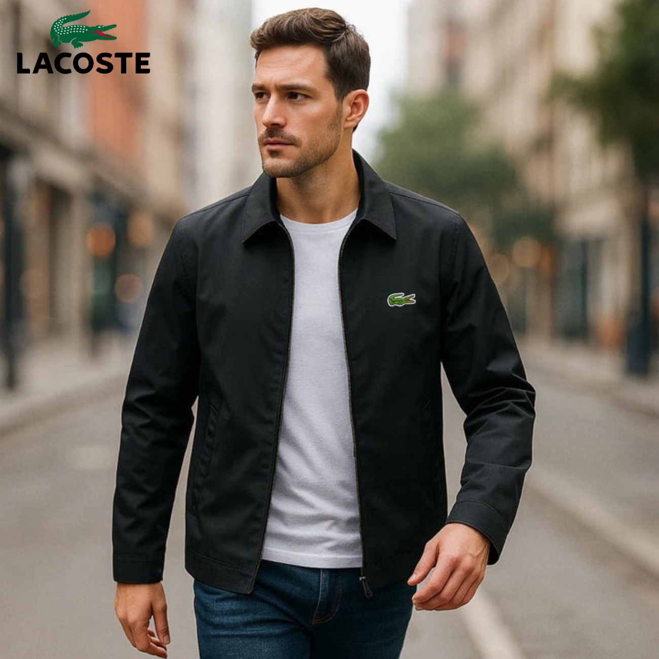 Herren-Elegante Jacke mit Reißverschluss – SONDERVERKAUF