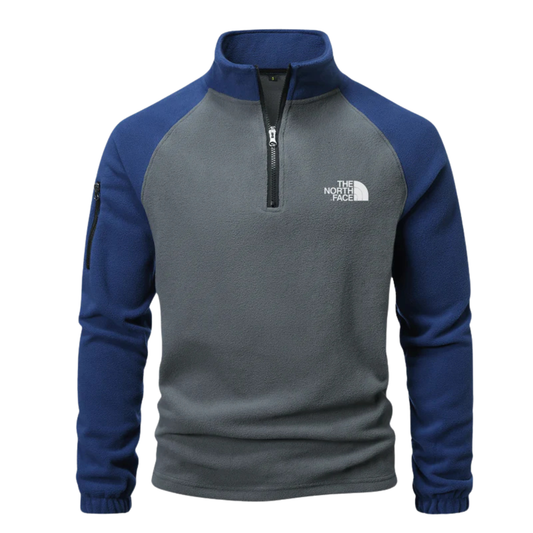 Herren-Halb-Reißverschluss-Fleece-Pullover – Ausverkauf