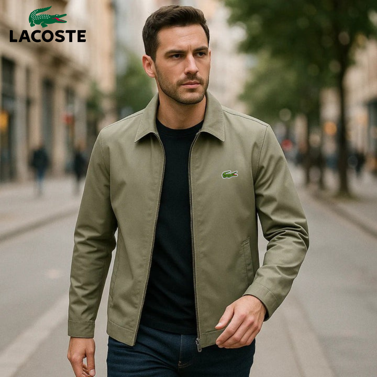 Herren-Elegante Jacke mit Reißverschluss – SONDERVERKAUF