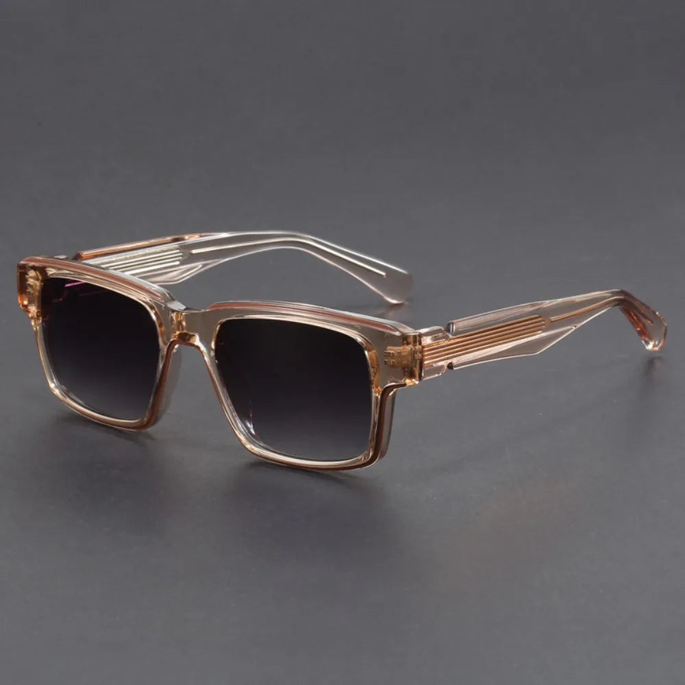 Monaco quadratische Azetat-Sonnenbrille