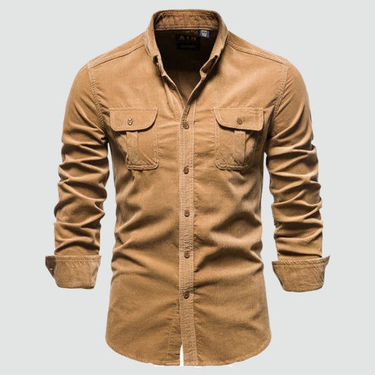 Chemise en Velours Côtelé Conor