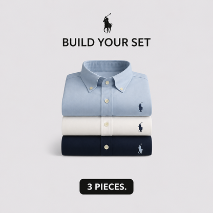 Ensemble chemise habillée premium 3 pièces