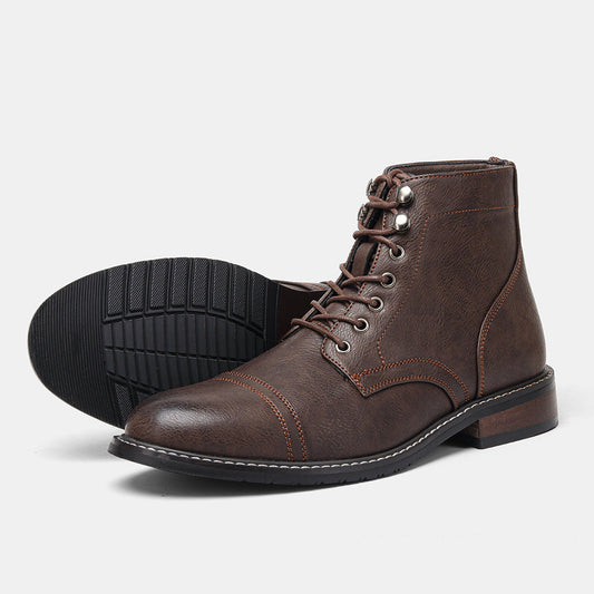 Bottes en cuir véritable Windsor