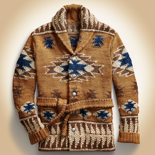 Gilet en laine jacquard Romero