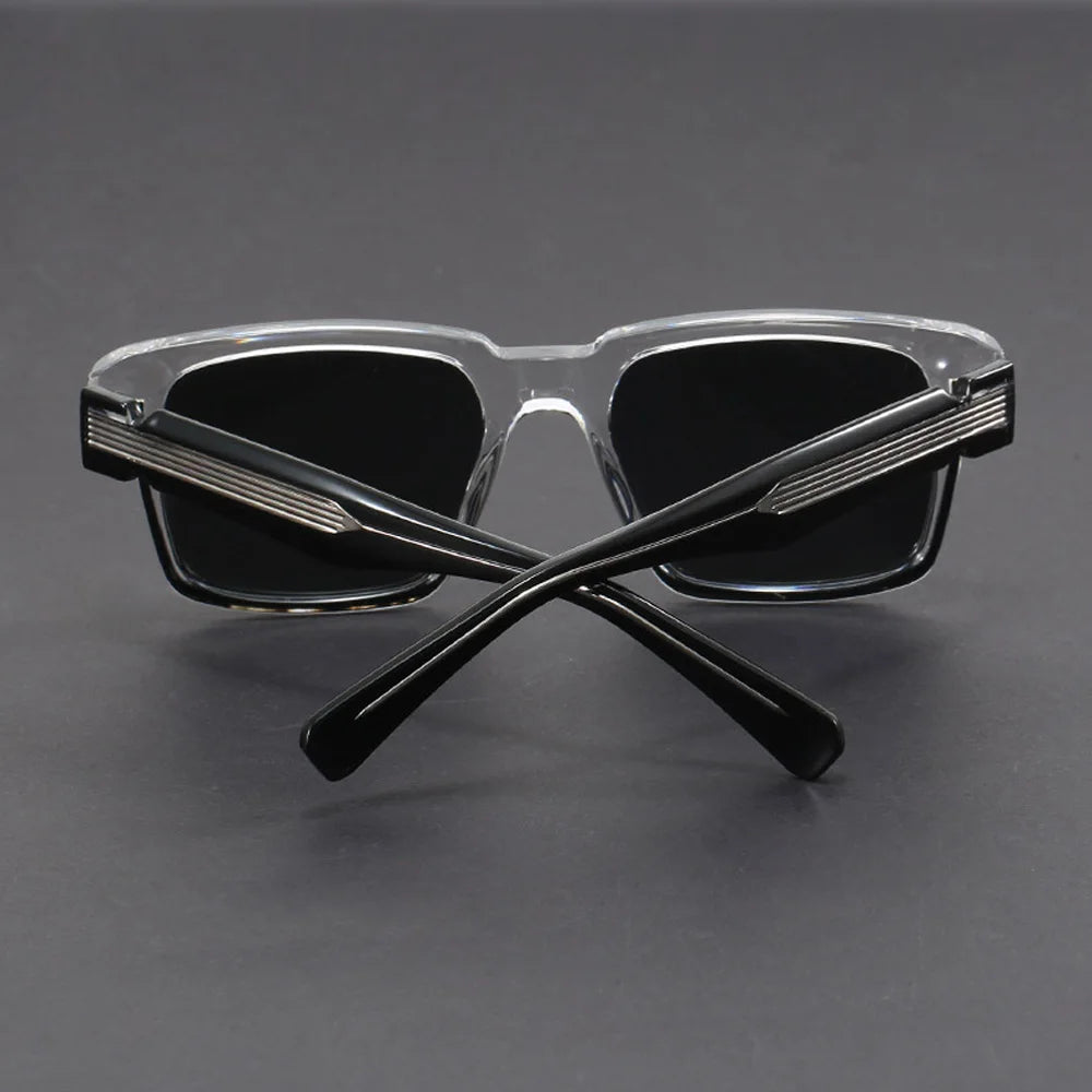 Monaco quadratische Azetat-Sonnenbrille