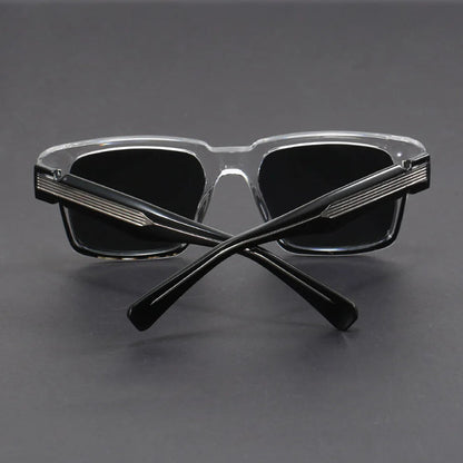 Monaco quadratische Azetat-Sonnenbrille