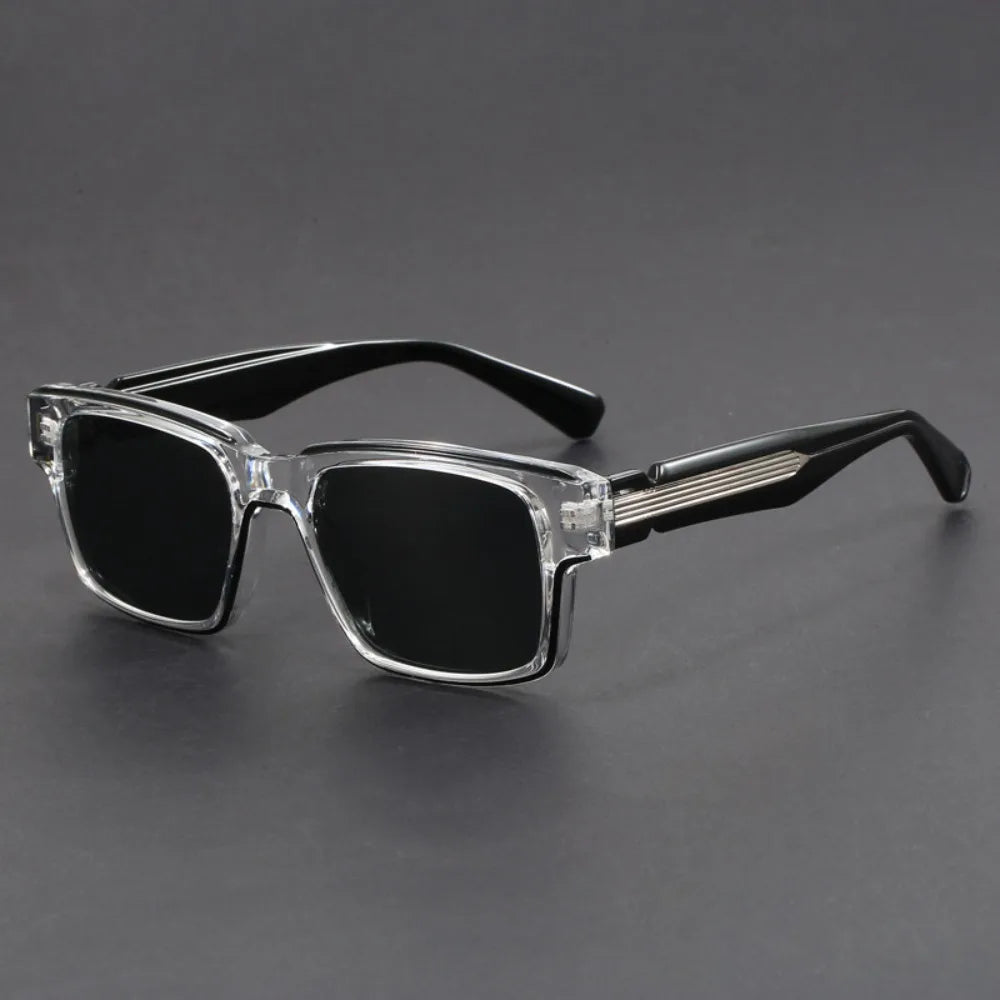 Monaco quadratische Azetat-Sonnenbrille