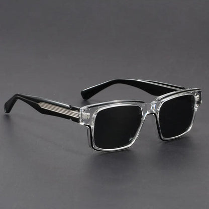 Monaco quadratische Azetat-Sonnenbrille
