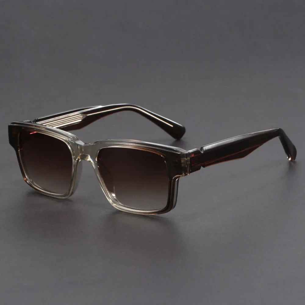 Monaco quadratische Azetat-Sonnenbrille