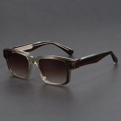 Monaco quadratische Azetat-Sonnenbrille