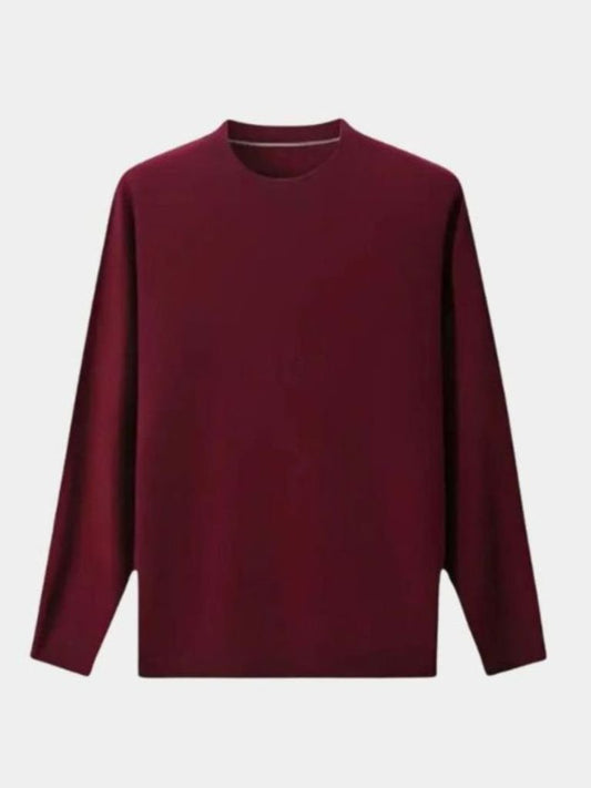 Premium Round Neck Knit Sweater - Cross & Crown