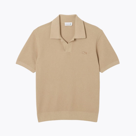 Pull L.C en mélange de coton à col polo ouvert