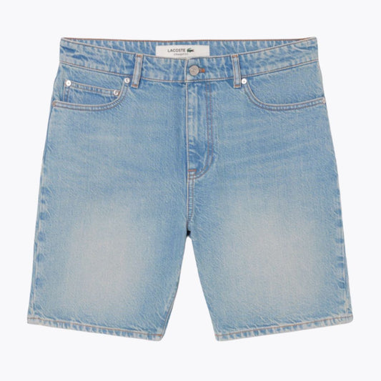 Short en jean coupe droite L.C.
