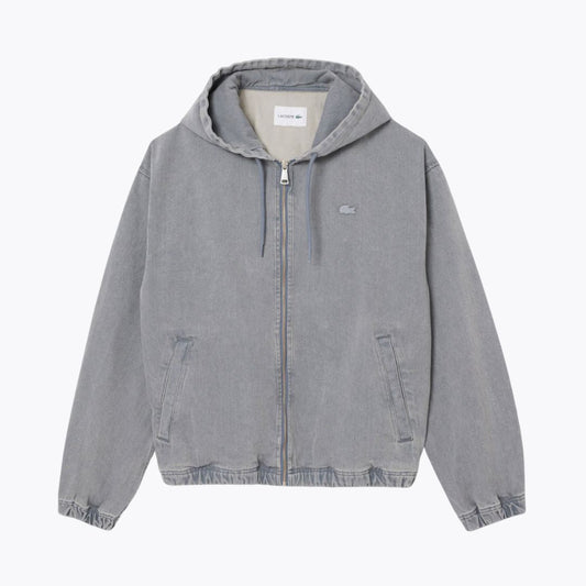 L.C. Kapuzen-Jeansjacke im Used-Look