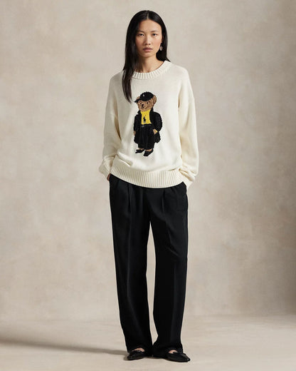 Pull en coton ras-du-cou Polo Bear pour homme