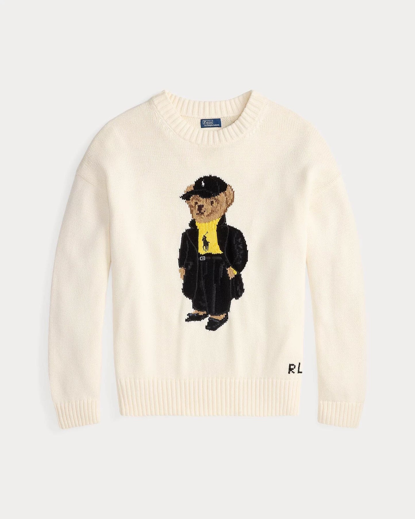 Pull en coton ras-du-cou Polo Bear pour homme