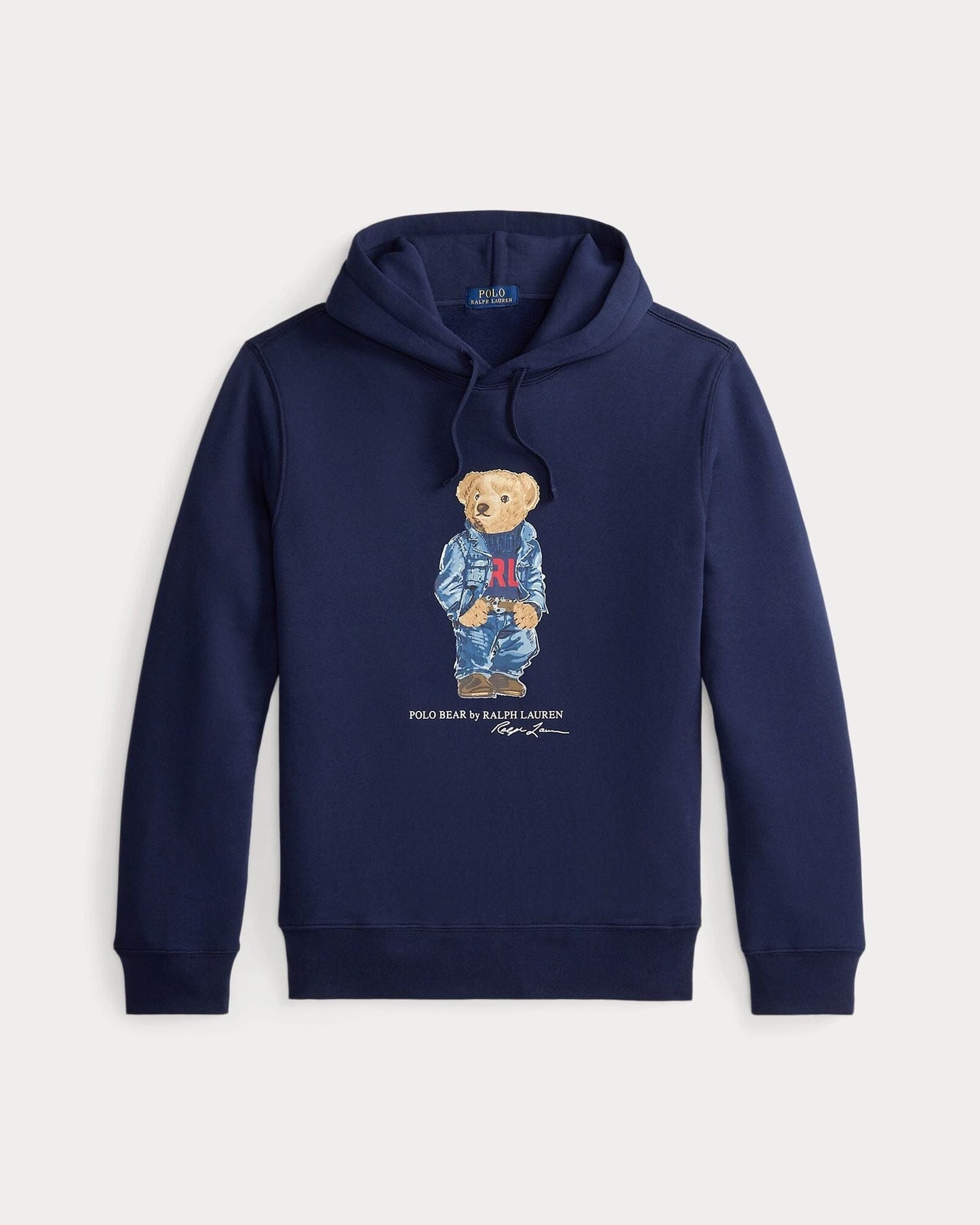 Herren Polo Bear Fleece-Kapuzenpullover