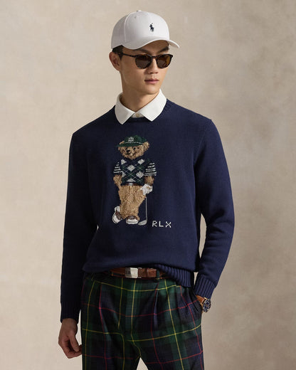 Pull en coton mélangé Polo Bear pour homme