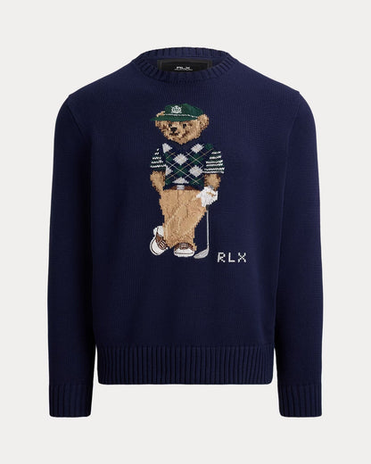 Pull en coton mélangé Polo Bear pour homme