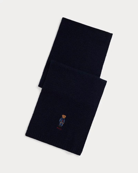 Men's Polo Bear Knit Scarf