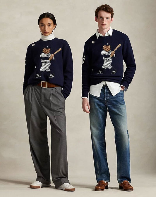 Pull Polo Bear Yankees pour homme