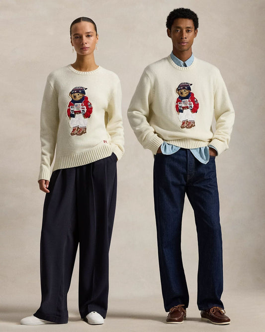 Pull Polo Bear Team USA pour homme