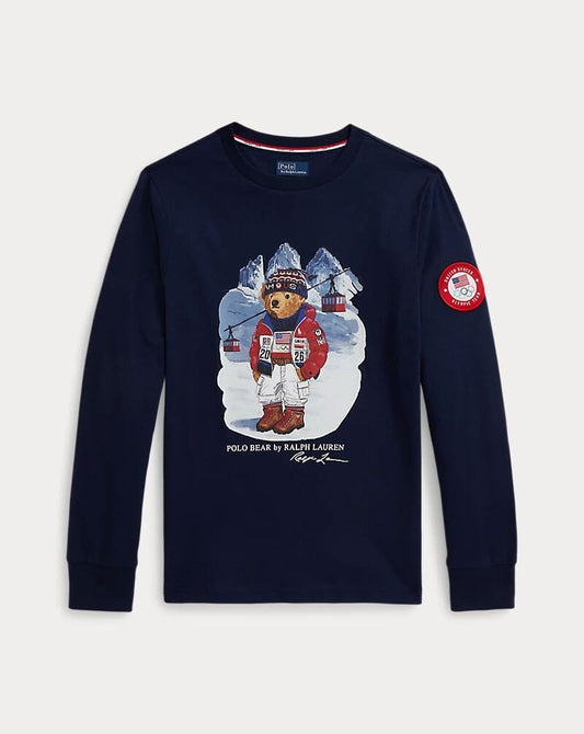 T-shirt en coton Polo Bear Équipe masculine États-Unis