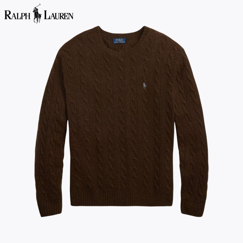 RL Zopfmusterpullover aus Wolle-Kaschmir