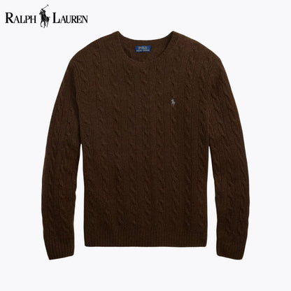 RL Zopfmusterpullover aus Wolle-Kaschmir