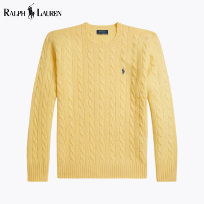 RL Zopfmusterpullover aus Wolle-Kaschmir