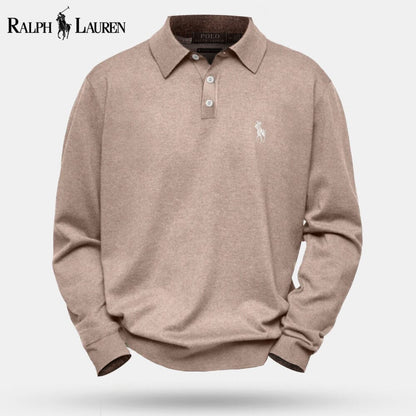 Herren Wollstrickpullover mit Zopfmuster
