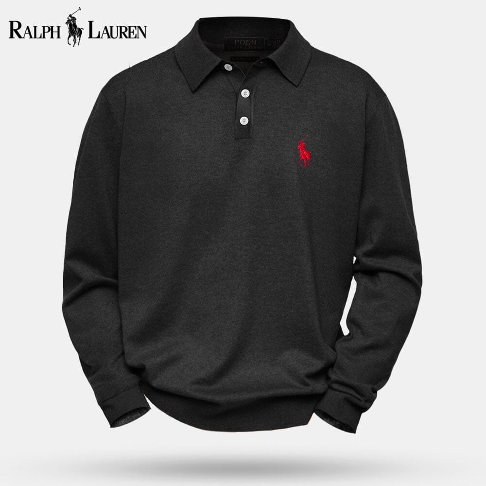 Herren Wollstrickpullover mit Zopfmuster