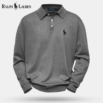 Herren Wollstrickpullover mit Zopfmuster