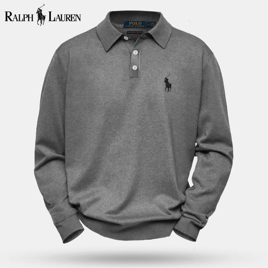 Herren Wollstrickpullover mit Zopfmuster