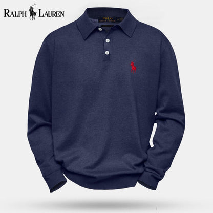 Herren Wollstrickpullover mit Zopfmuster