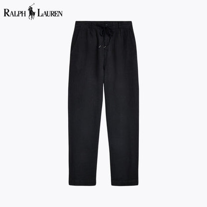Herren Leinenhose Lateef mit Relaxed Fit und Falten