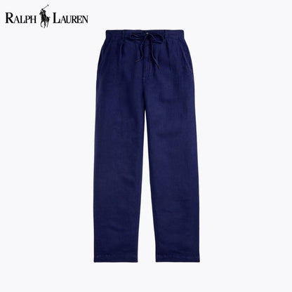 Herren Leinenhose Lateef mit Relaxed Fit und Falten