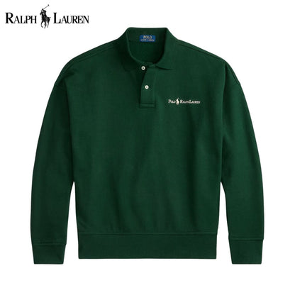 Herren-Sweatshirt mit Logo-Kragen