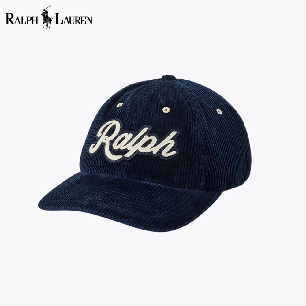 Kord-Ballcap für Herren mit Logo
