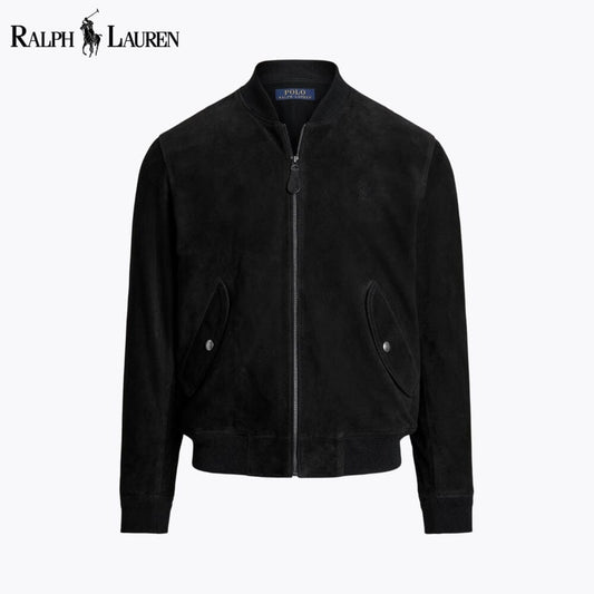 Herren-Wildleder-Bomberjacke
